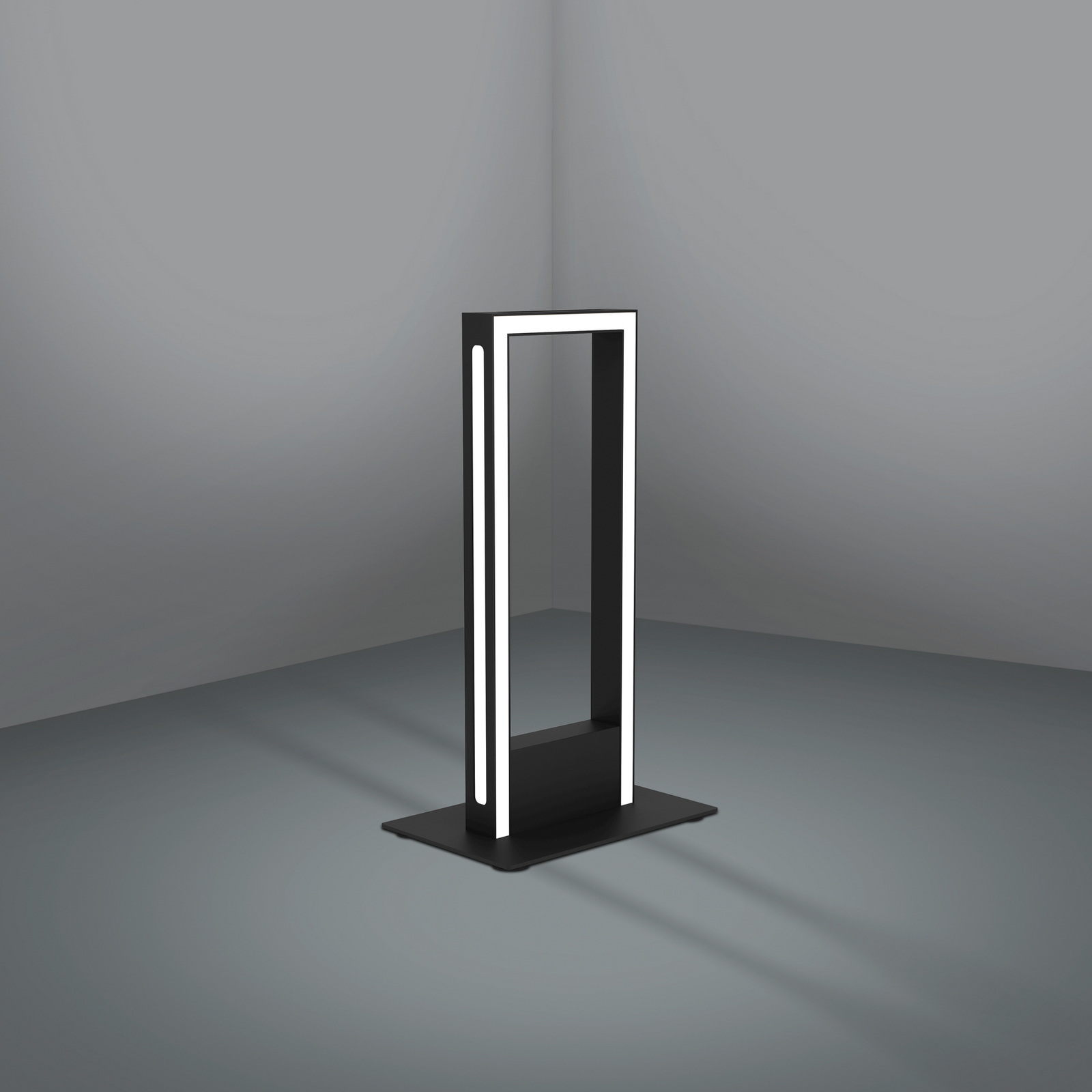 EGLO connect LED stolová lampa Savilanas-Z, čierna, CCT