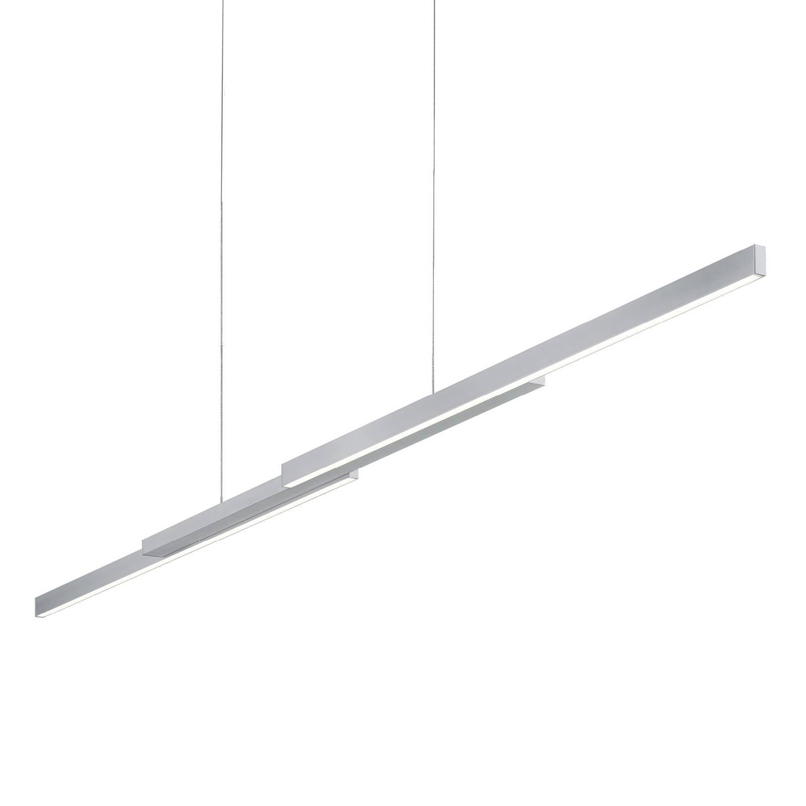 LED-hänglampa Lara-L205 nickel, geststyrning