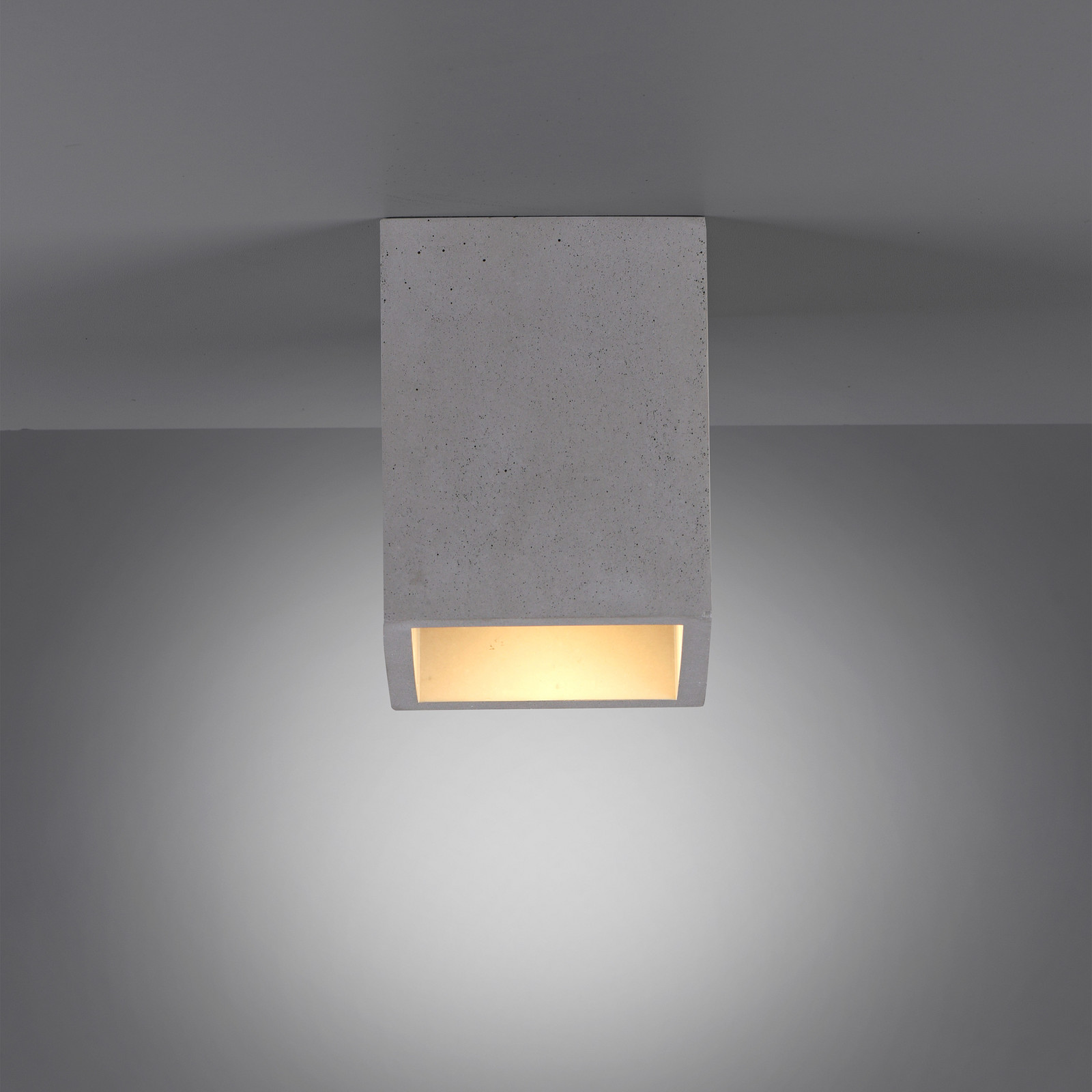 Paul Neuhaus plafonieră Eton gri beton 11cm x 11cm G9 - Hol - beton gri
