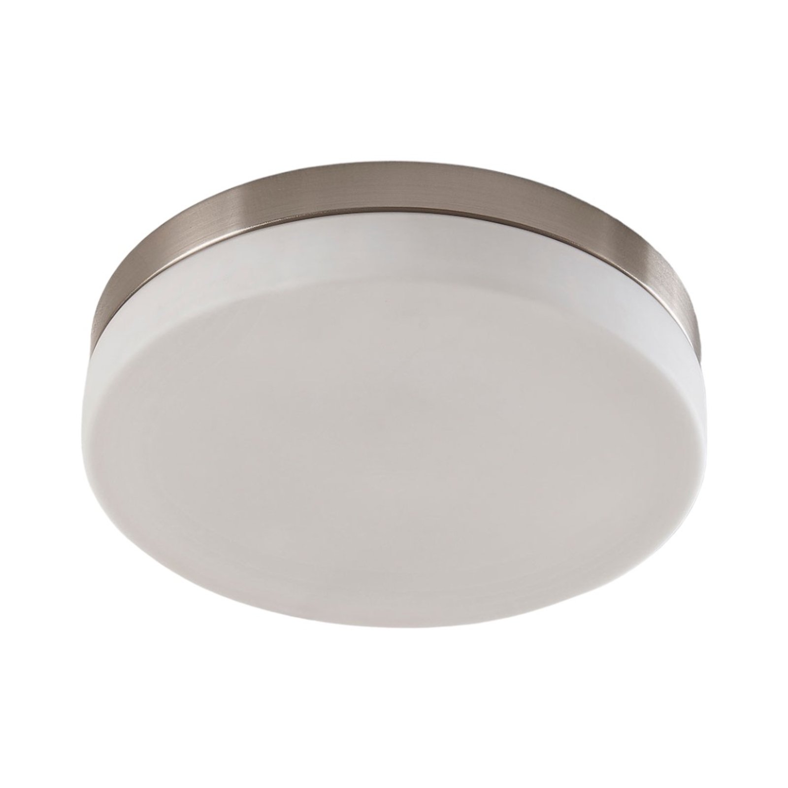 Amilia Taklampe Ø30 Opal/Nickel - Lindby