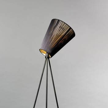 Northern Oslo Wood vloerlamp zwart/zwart