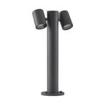 Maloney 2 Candeeiro de Jardim H50 Dark Grey - Lucande