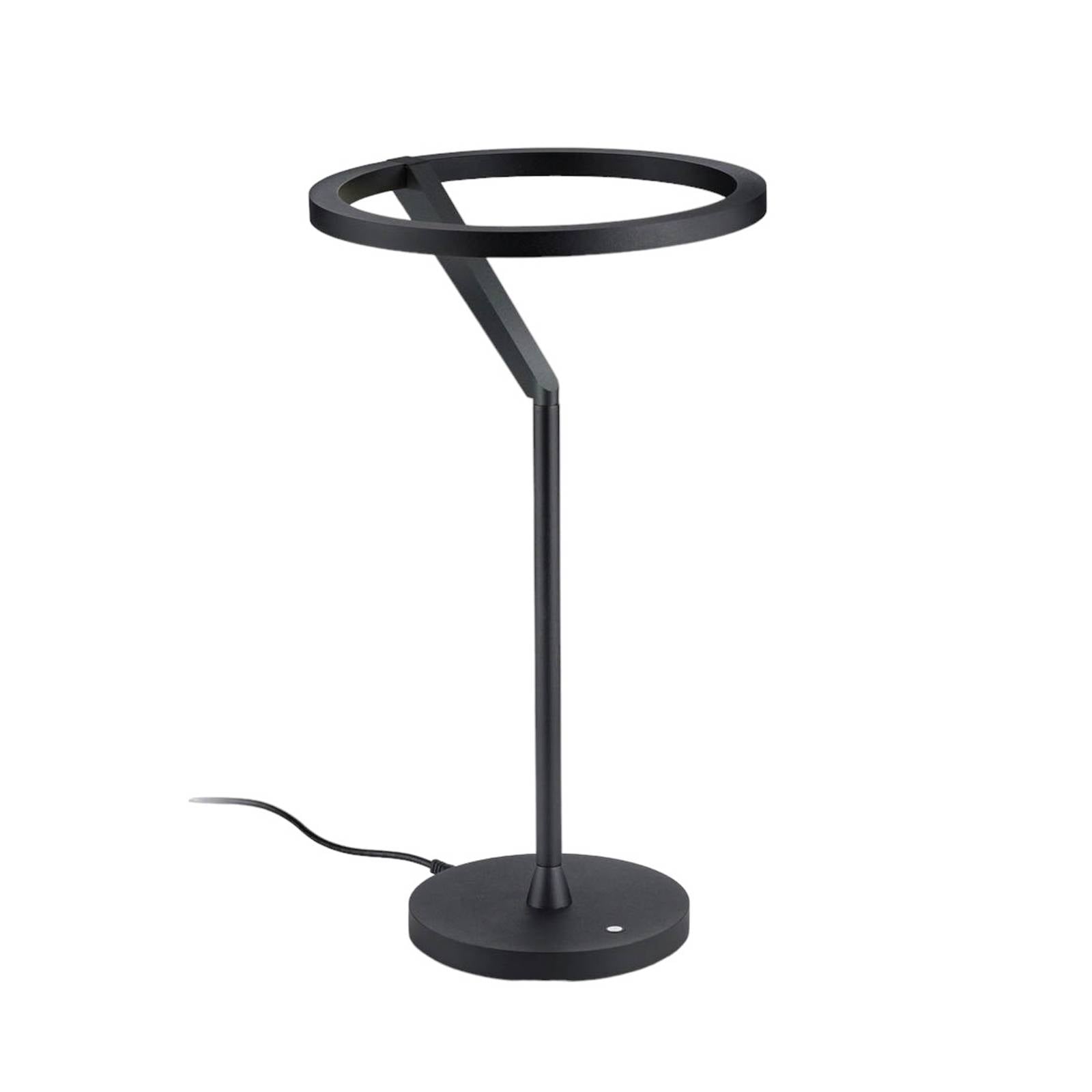 Helestra Elara LED-Tischlampe down dimmbar schwarz