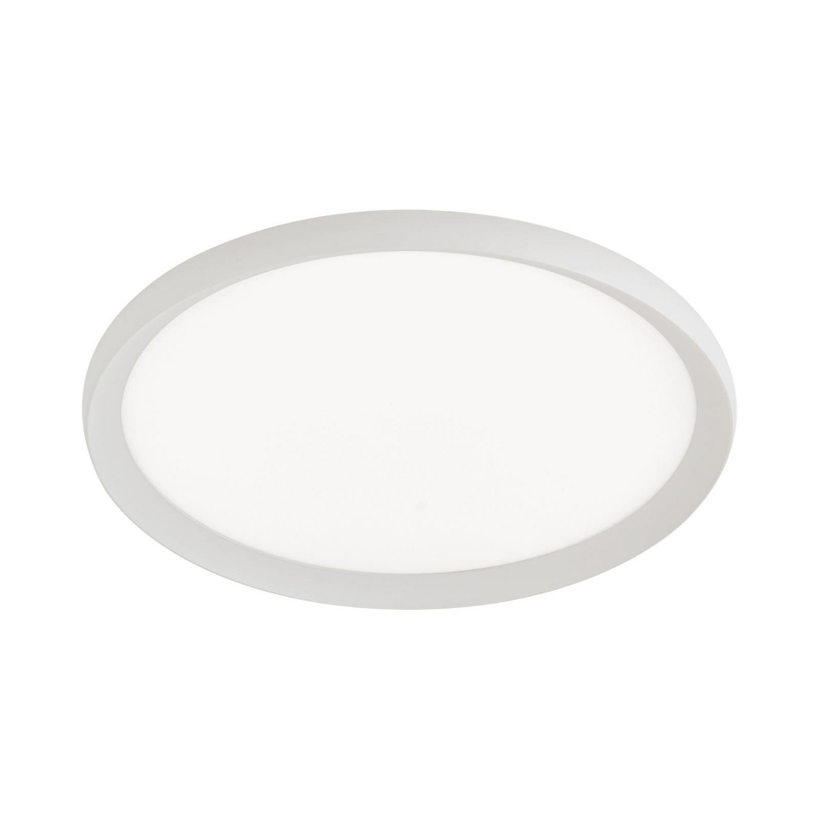 LED ceiling lamp Kant, Ø 40 cm, white, CCT, metal/plastic