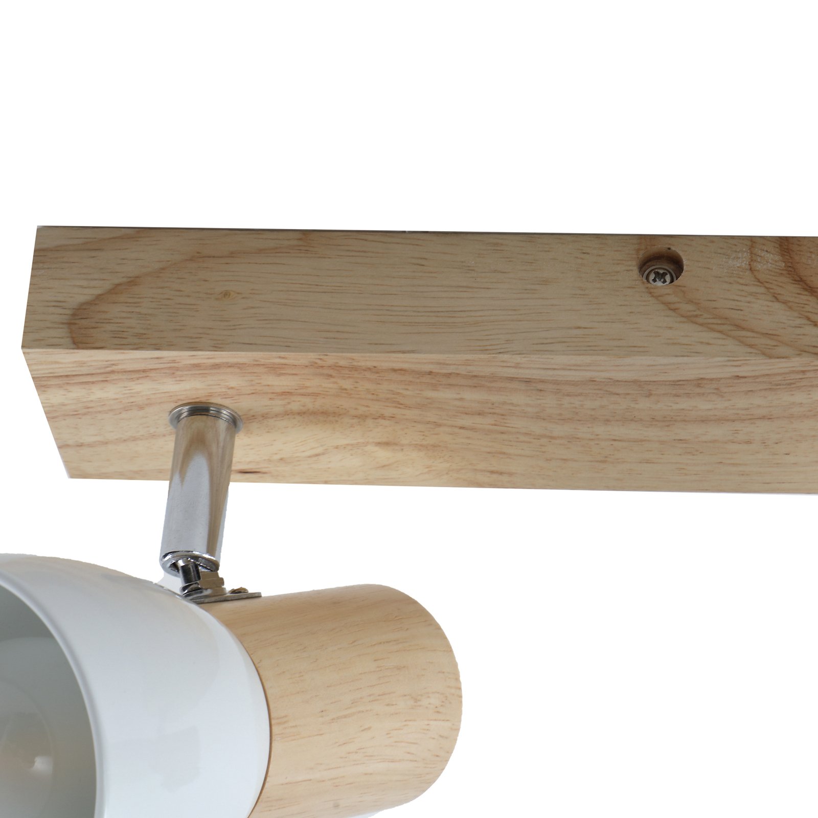 Thorin 2 Ceiling Lamp Wood/White - Lindby
