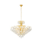 Lustre Fenoullet, laiton, Ø 74 cm - Stars of Light