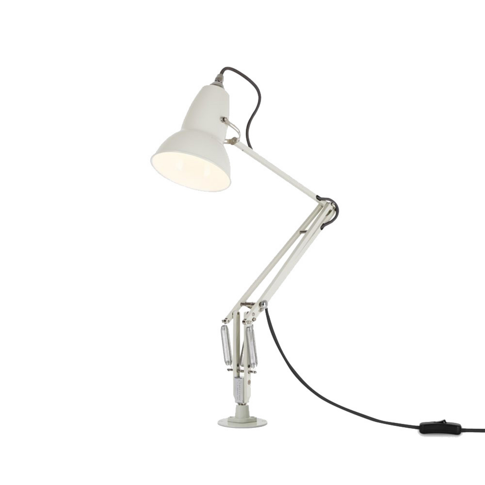 Original 1227 Stolová Lampa Vrátane Montážneho Hardvéru Linen White - Anglepoise