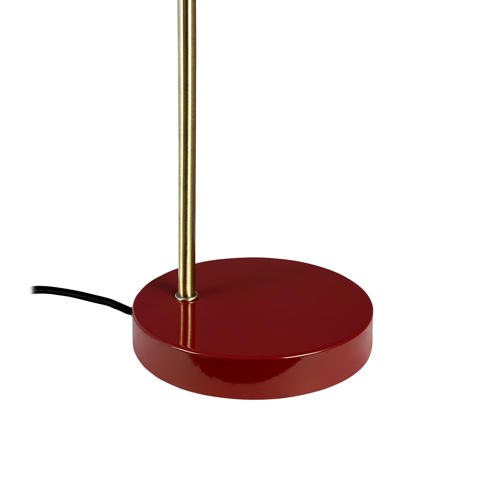 Dyberg Larsen Ocean table lamp, dark red, height 43 cm