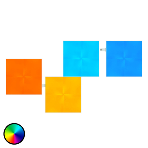 Nanoleaf Canvas extension avec 4 panneaux lumineux
