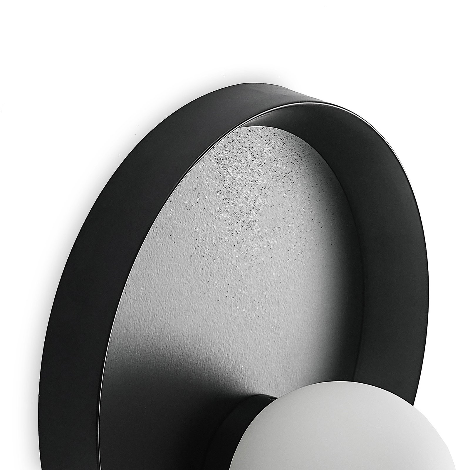 Andelina Wandleuchte Black/Opal - Lucande