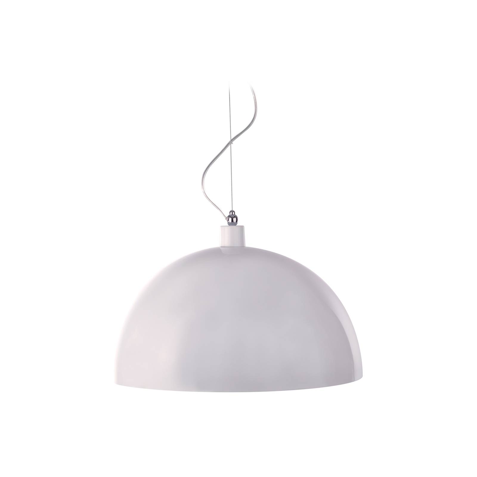 E-shop Aluminor Dome závesné svietidlo, Ø 50 cm, biela