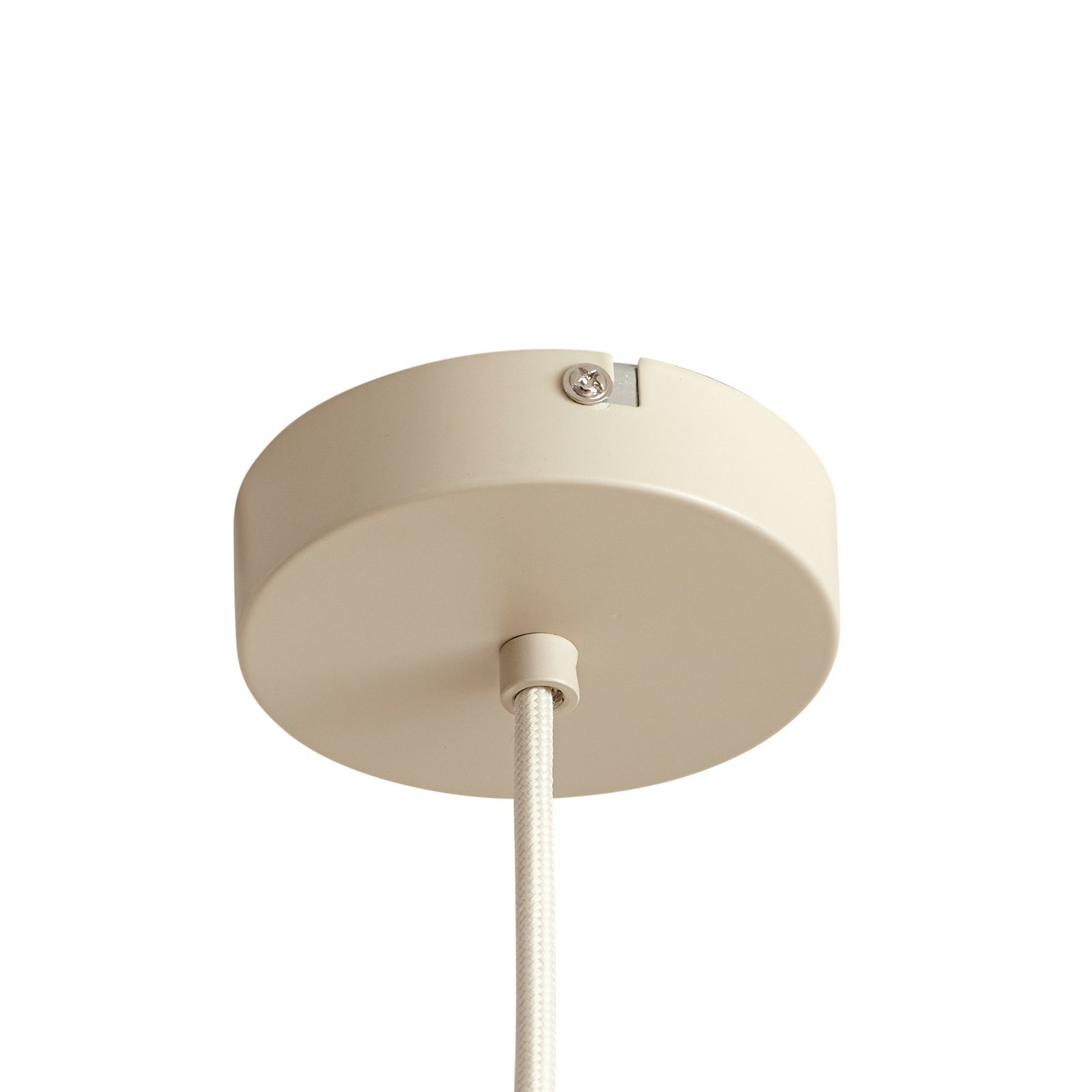Lindby Hängeleuchte Anuva, Ø 45 cm, beige, Papier, E27