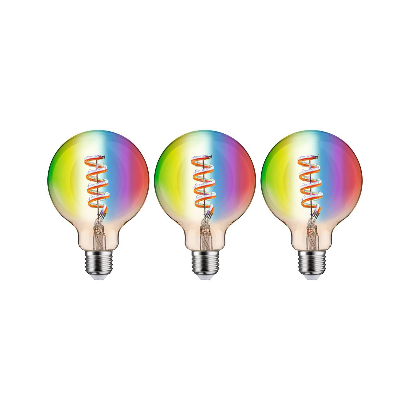 Paulmann LED-Globe G95 Zigbee E27 6,3W RGBW 3er