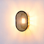 Außenwandleuchte Night Rider, Messing