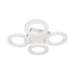 Plafoniera LED Cemi, rotonda, bianca, in plastica, 4.000 K