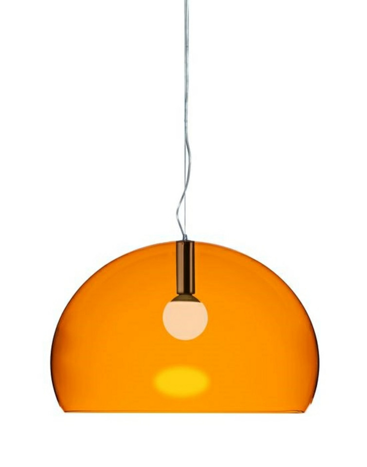 Kartell Big FL/Y Taklampa, orange från Kartell