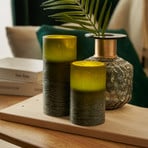 Pauleen Cosy Shine Candle waskaars, 2 stuks, groen