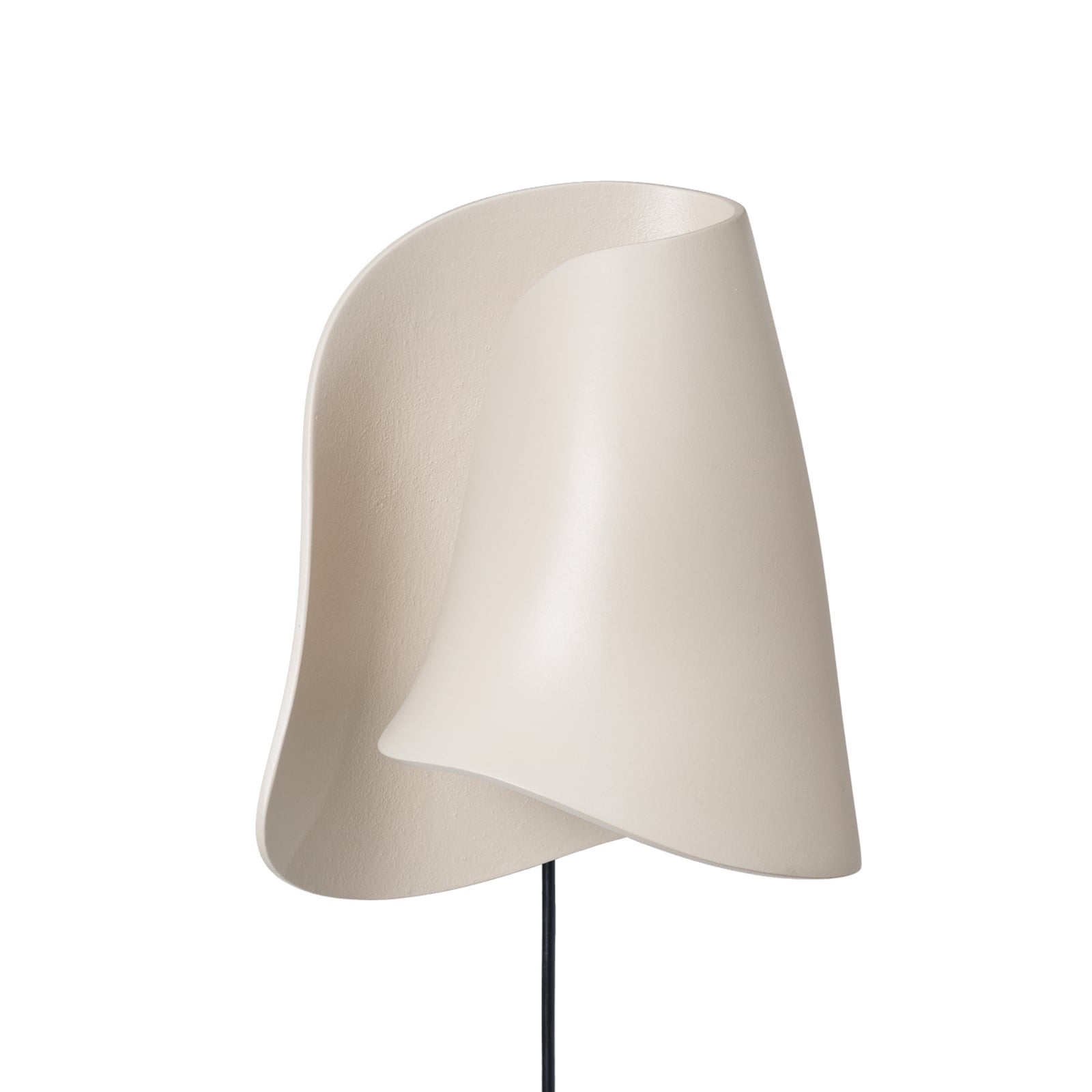 OYSTER wandlamp, kasjmier, hoogte 29 cm, stekker - ferm LIVING