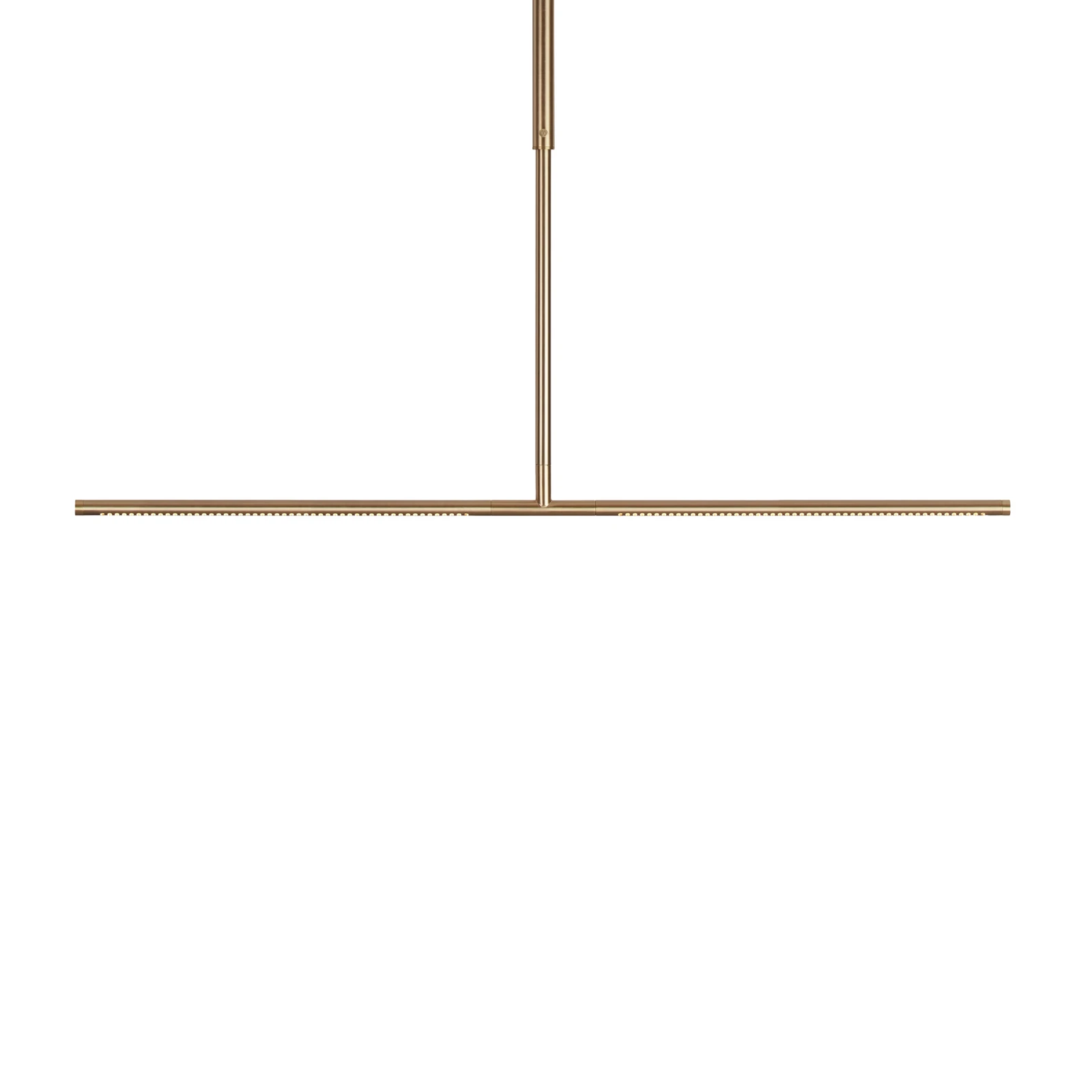 UMAGE LED hanging light Omni, brass colour Length 107 cm 2-bulb
