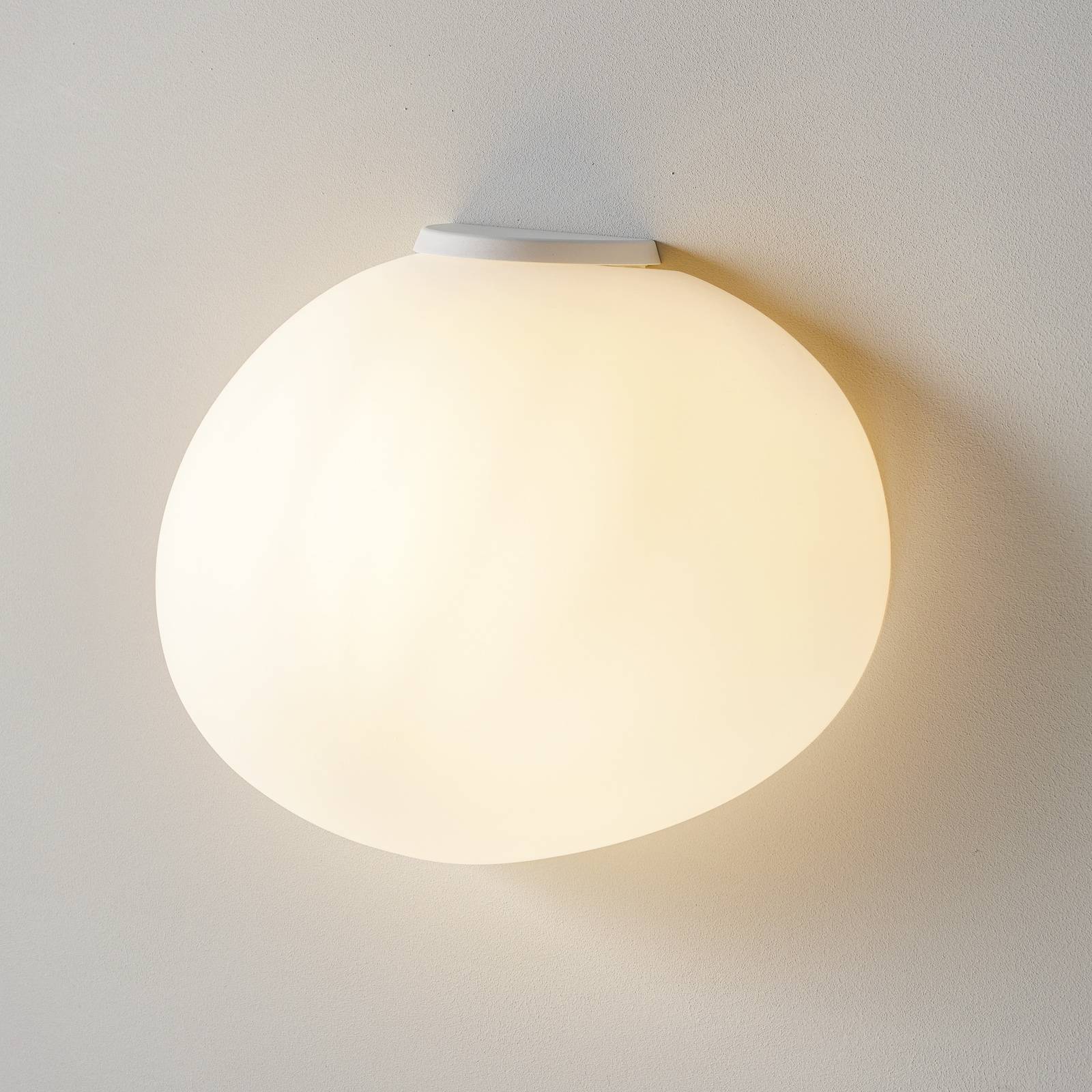 Foscarini Gregg media semi 2 Wandlampe, weiß günstig online kaufen