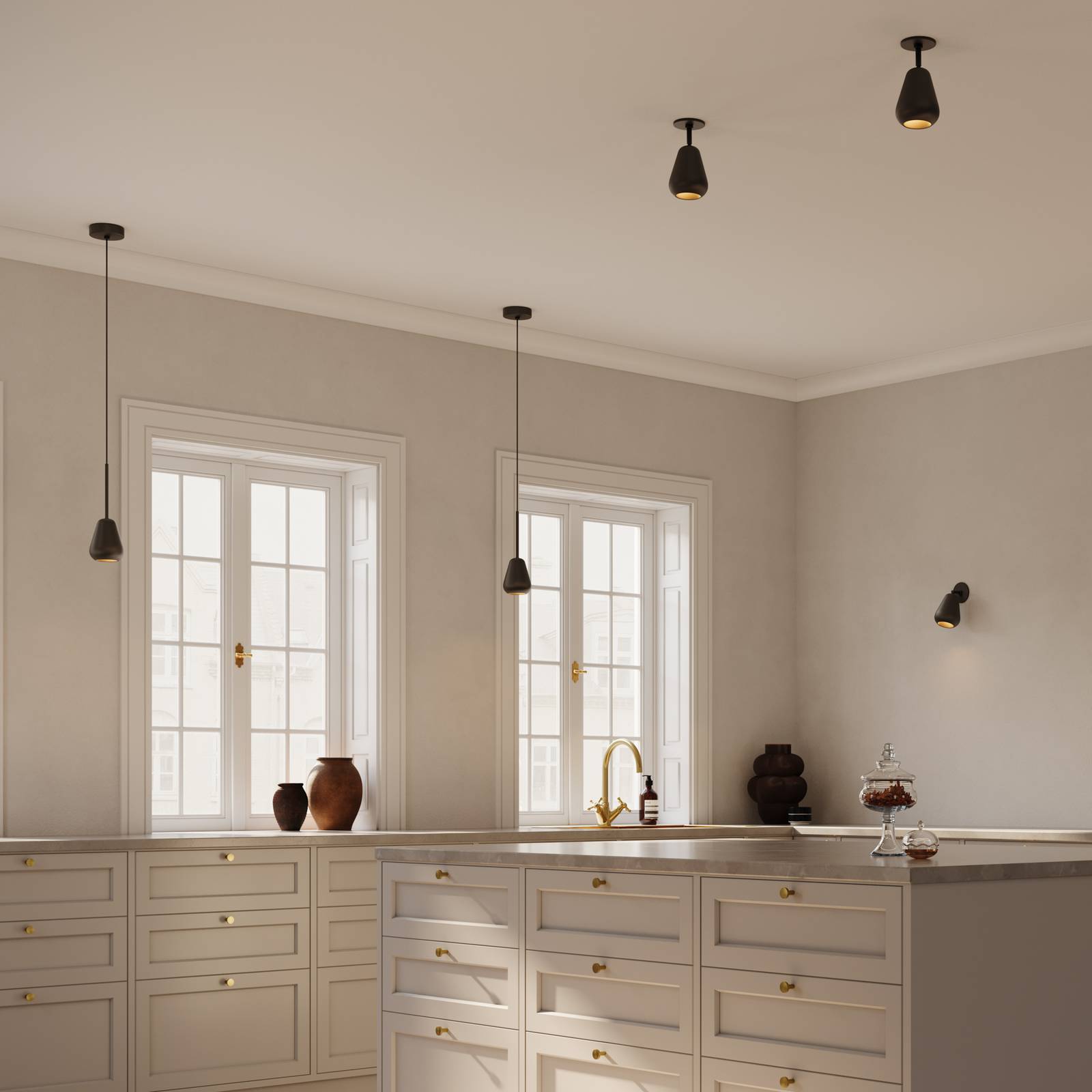 Nuura Aps Suspension Nuura Anoli Spot, Ø 10 cm, noir, métal