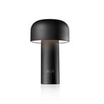 FLOS Bellhop genopladelig LED-bordlampe, sort