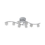 Yaro LED Lampa Sufitowa Clear/Chrome - Lindby