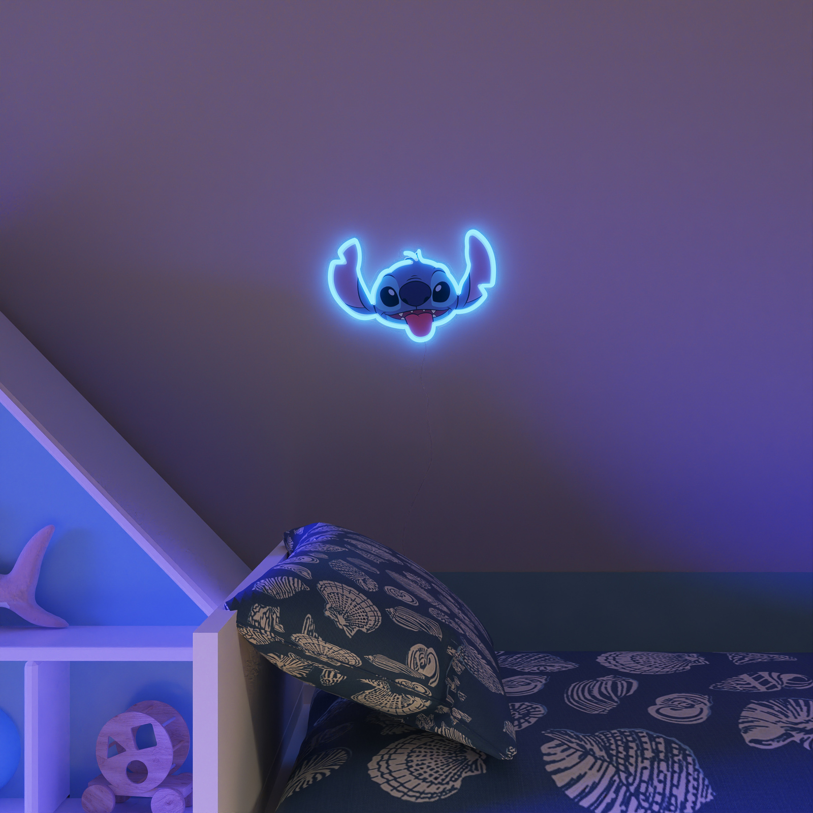 YellowPop Disney Stitch Face LED sienas lampa