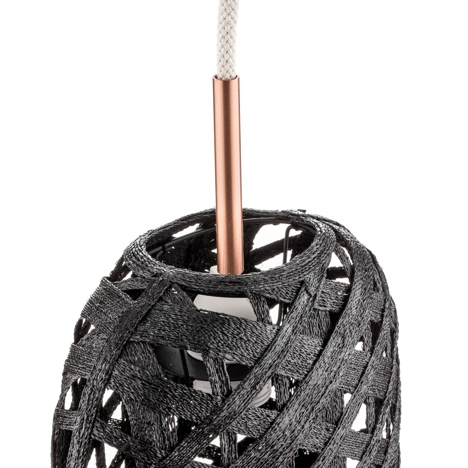 Lampa wisząca Forestier Capsule S, 36 cm, czarna