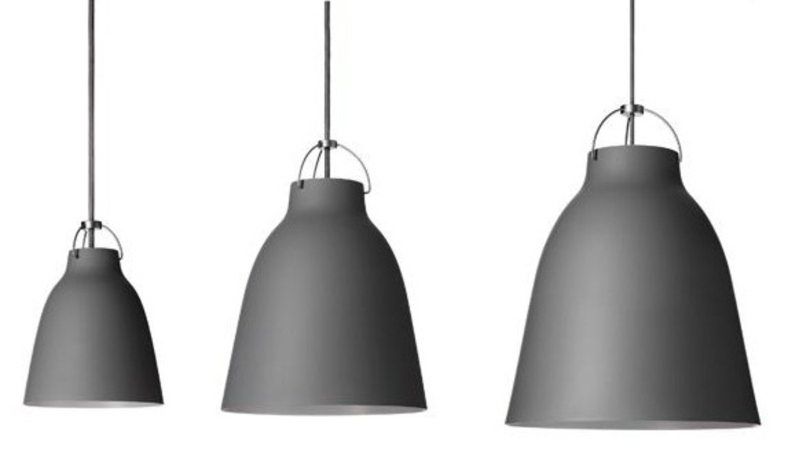 Caravaggio™ P1 Pendant Matt Grey45 - Fritz Hansen