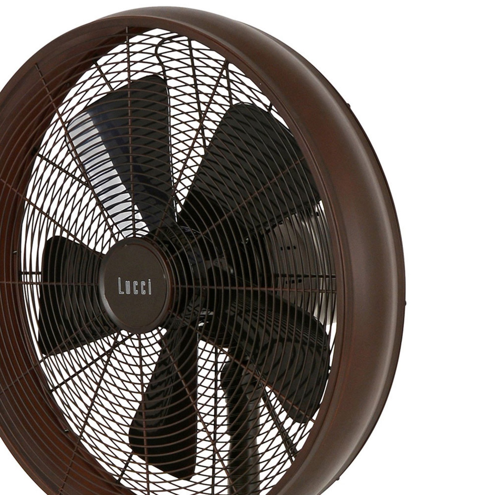Beacon Lighting Ventilator cu piedestal Beacon Breeze de culoare bronz bază rotundă - Camera de zi / sufragerie - bronz uns cu ulei negru - Metal