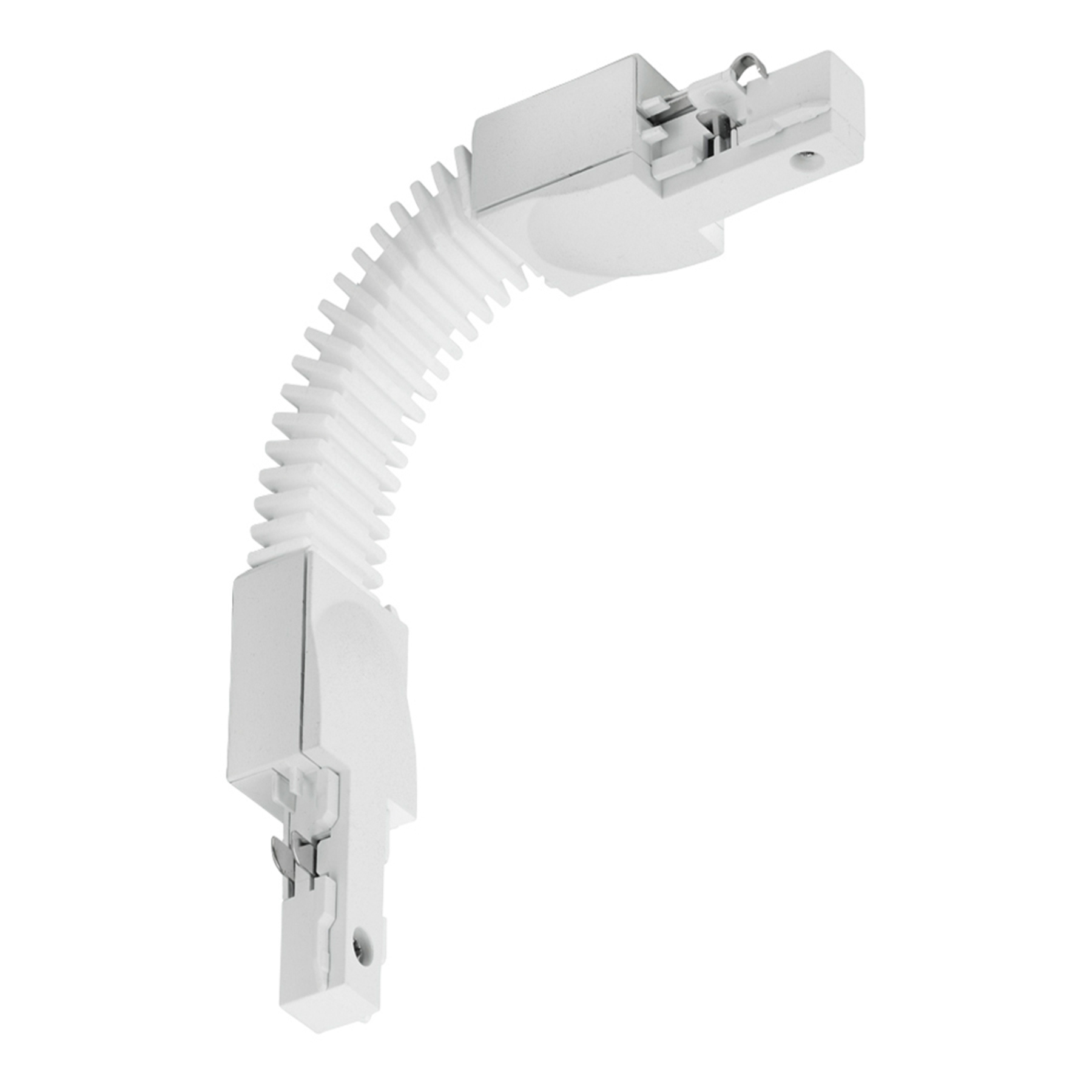 Trio Lighting Flex connector DUOline 2-circuit system, white, plastic, L: 33.5 cm, W: 3 cm, H: 2 cm