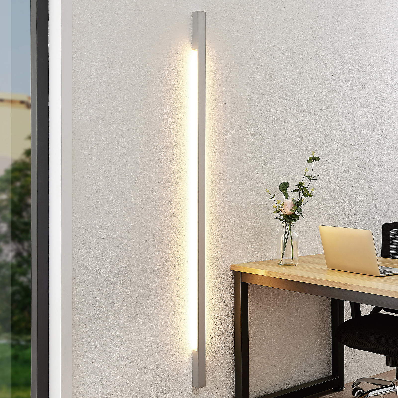 Arcchio Ivano LED wall light 170 cm aluminium