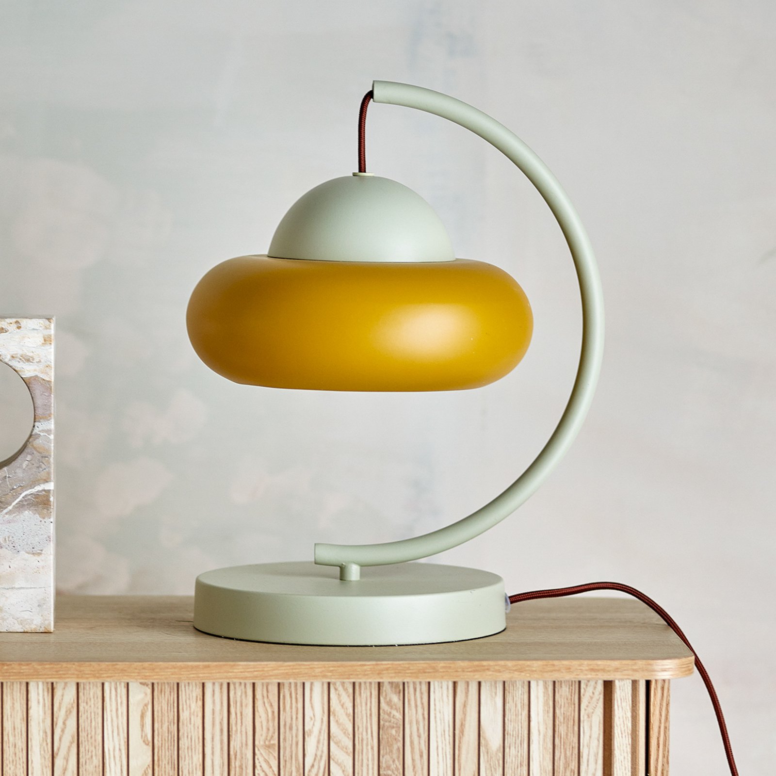 Bubble Tischleuchte, Metall, gelb, natur - BLOOMINGVILLE Bubble Tischleuchte, Metall, gelb, natur - BLOOMINGVILLE