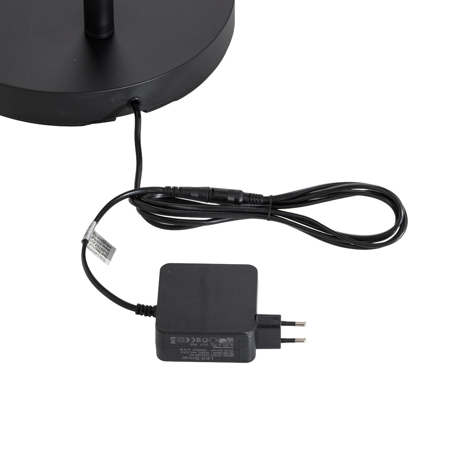 LED-Deckenfluter Barrie mit Leselicht schwarz matt LED-Deckenfluter Barrie mit Leselicht schwarz matt