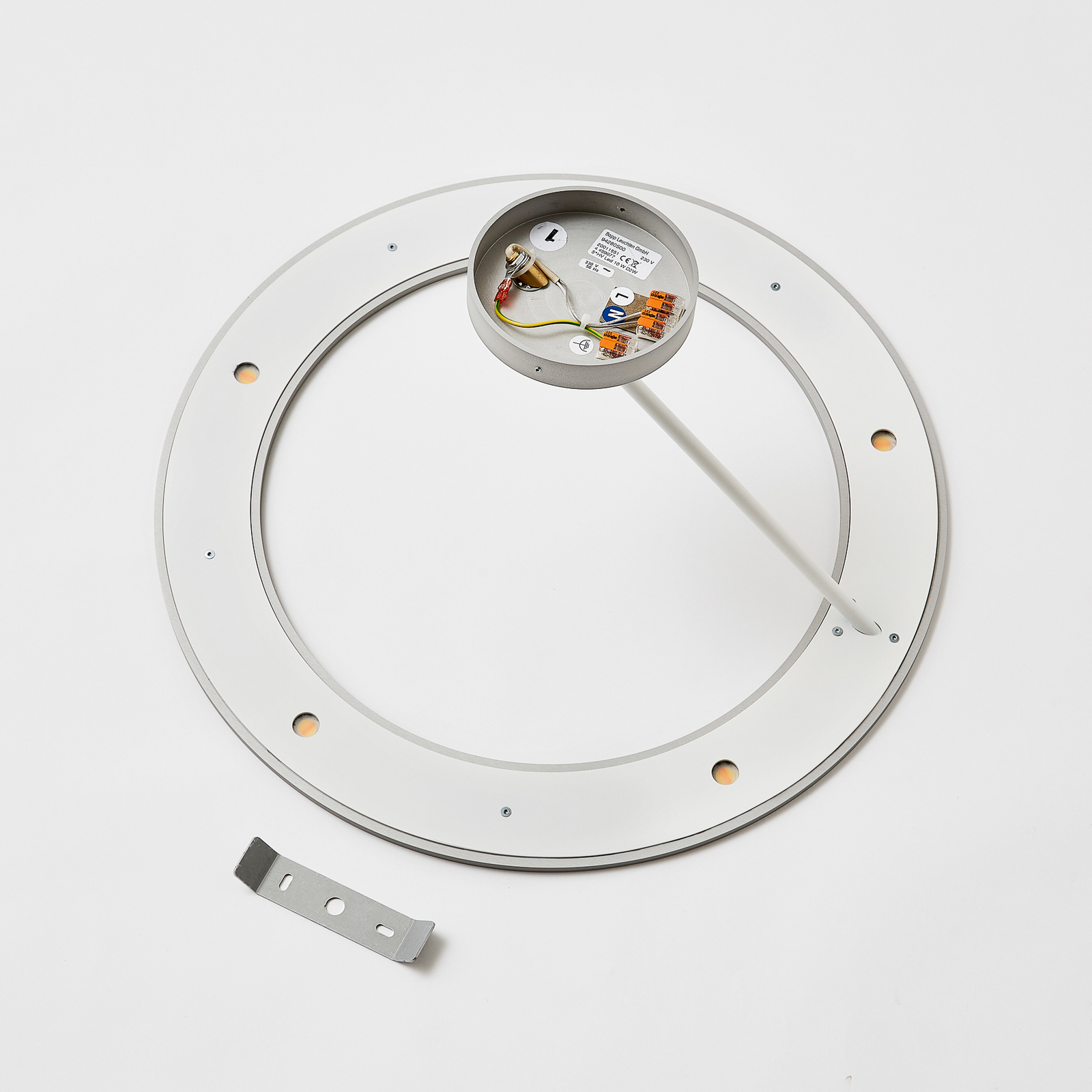 Bopp Stella lampa sufitowa 1-pierścieniowa Ø 30cm aluminium/biały