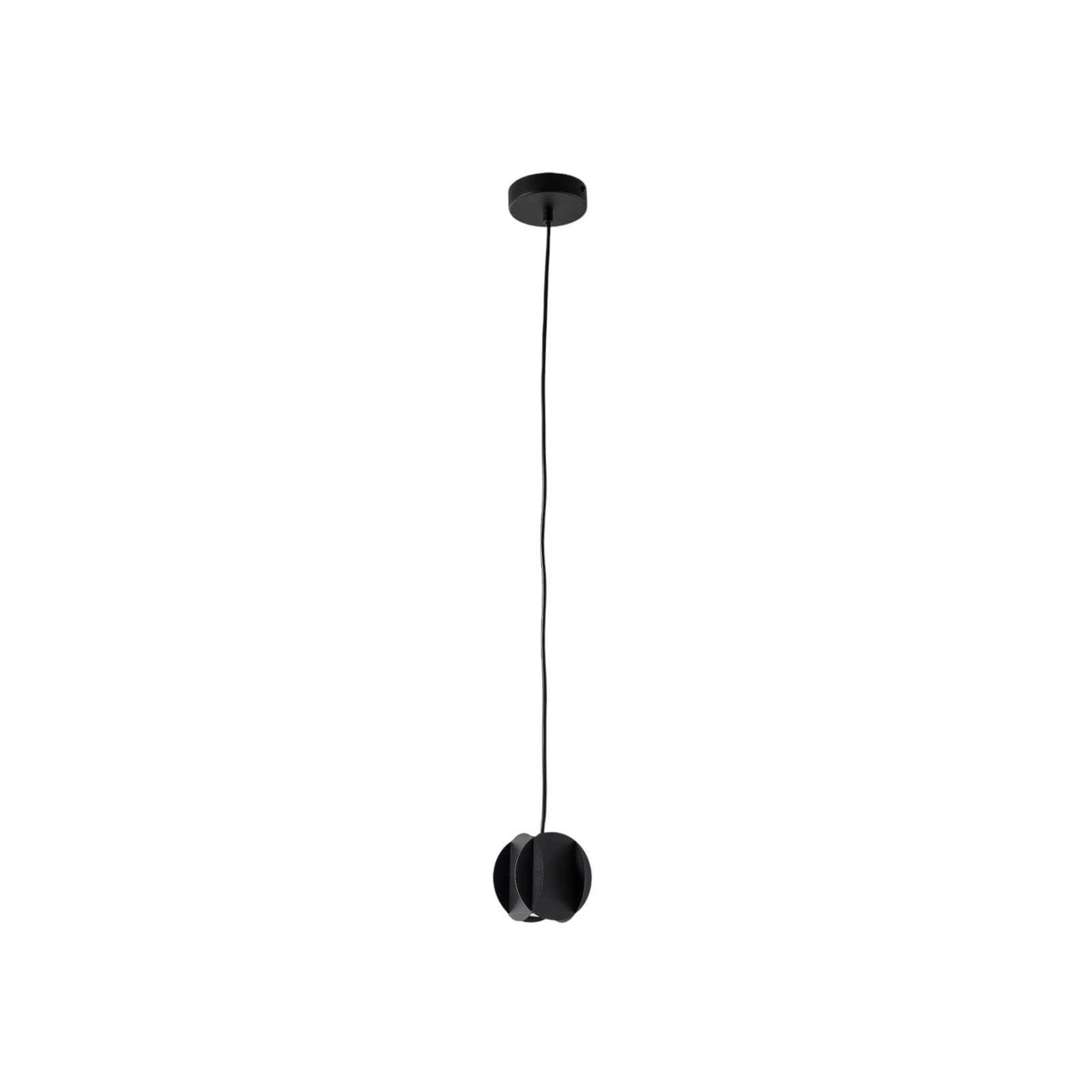 Hängeleuchte GAMBIT, schwarz, Ø 10 cm, Metall, GU10-LED