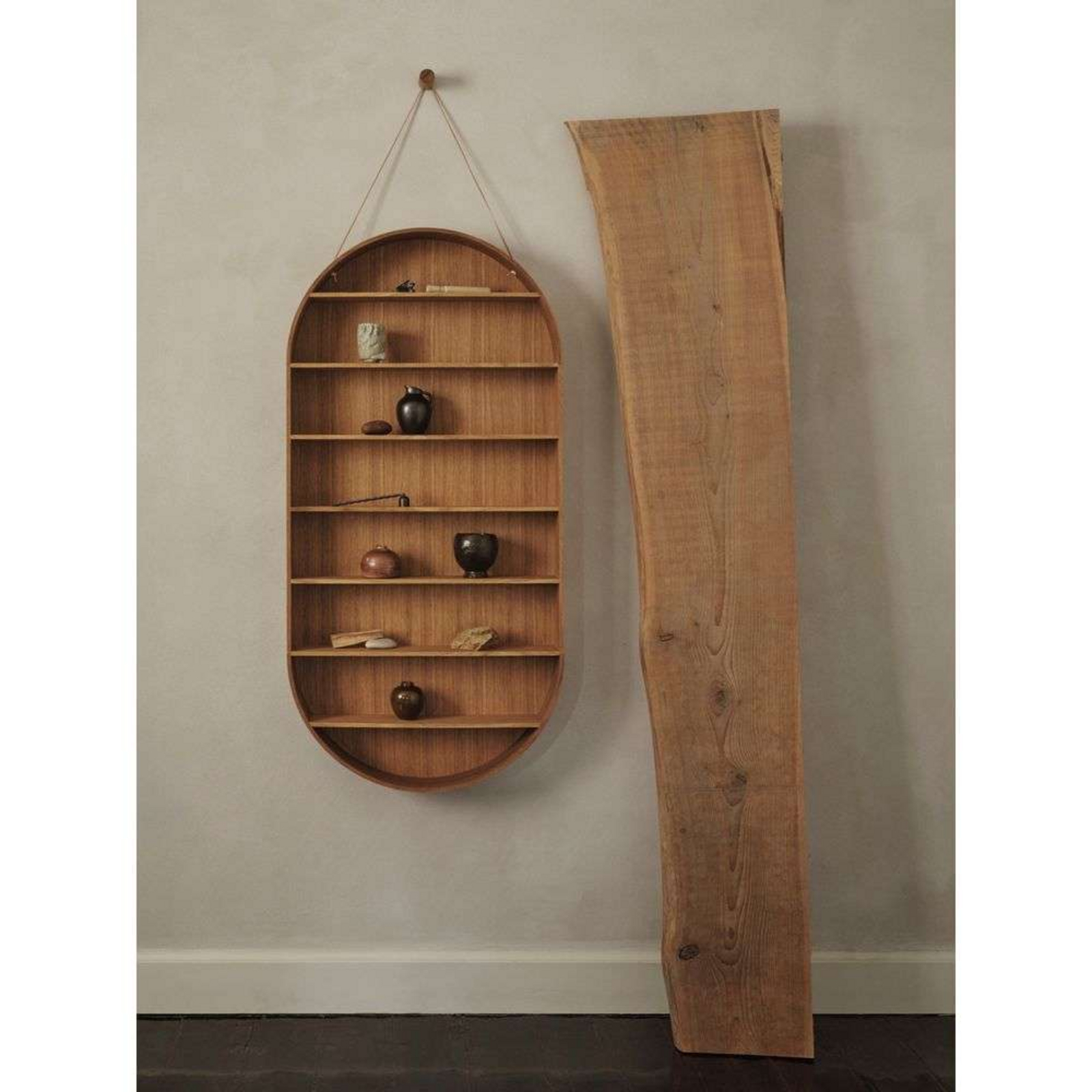 Oval Dorm Shelf Olieret Oak - Ferm Living