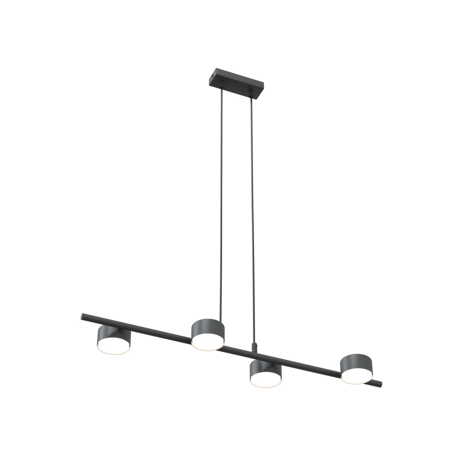 Deckenstrahler Sora, Länge 80 cm, Metall, 4-flg.