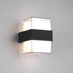 LED външно стенно осветление Molina, ъглова форма, антрацит