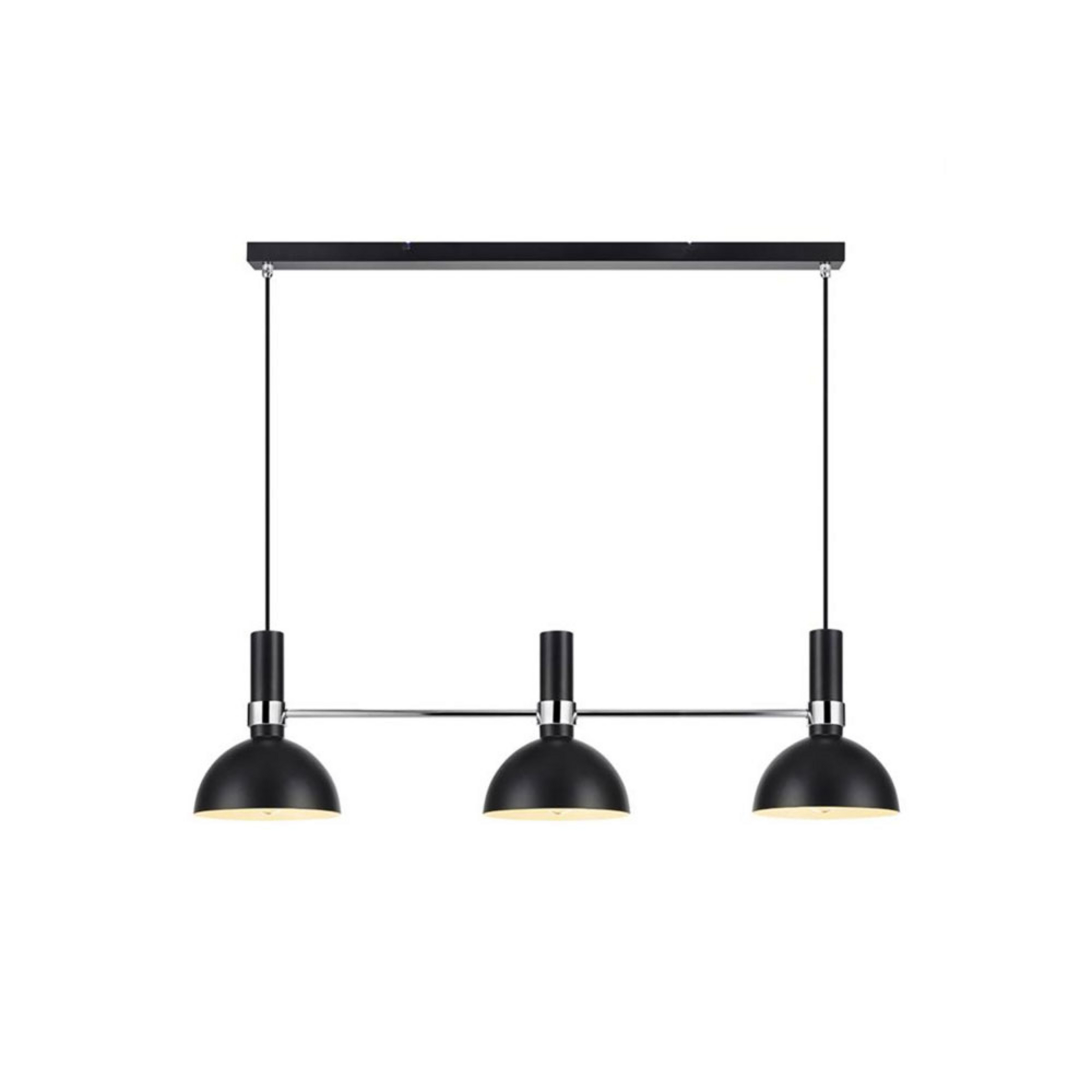 Larry 3 Pendelleuchte Black/Chrome - Markslöjd
