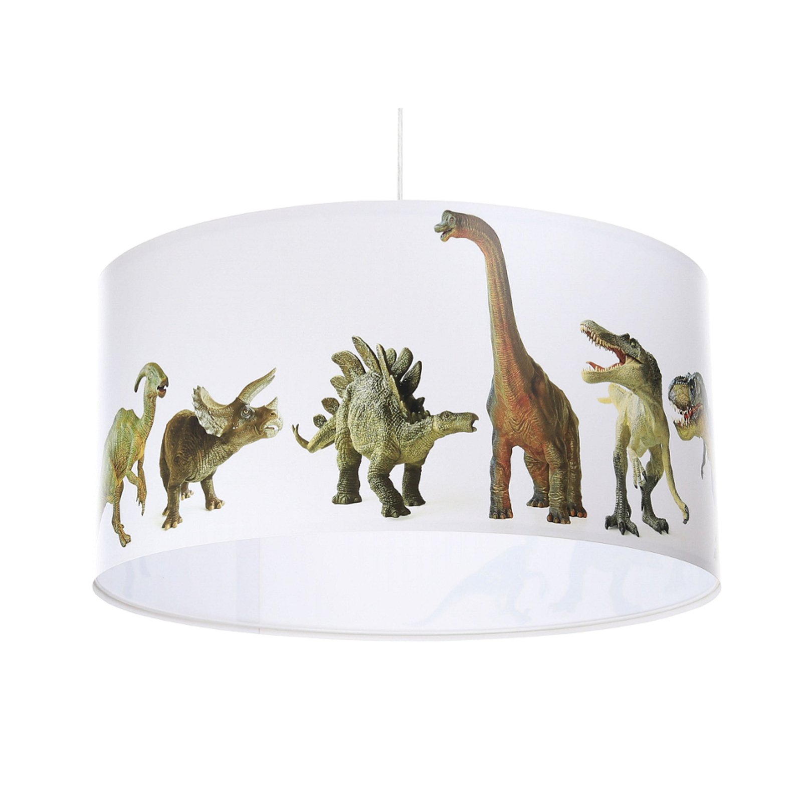 Dino-hængelampe til børneværelset med fotomotiv