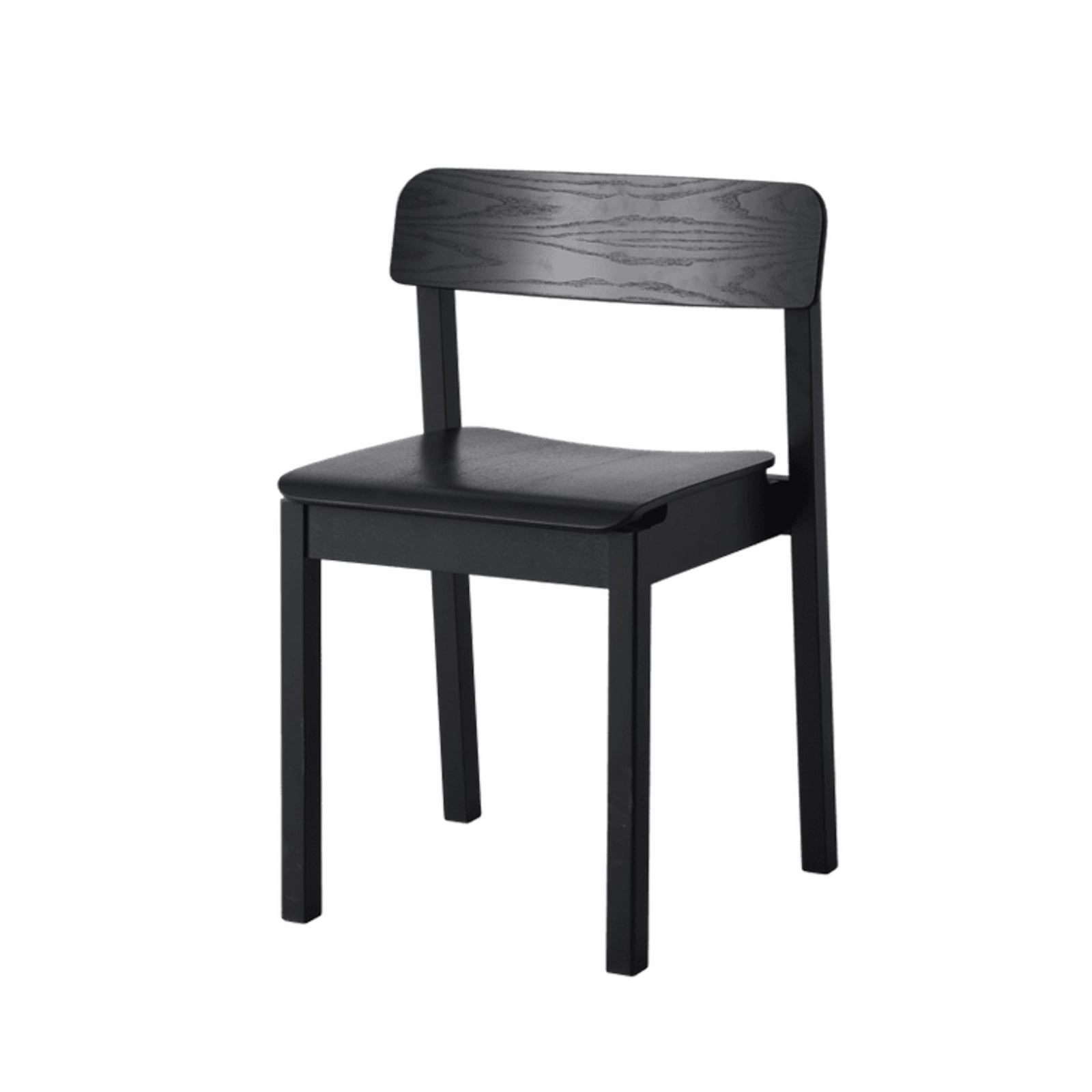 EVERYDAY-stol, svart eik, høyde 75 cm – Moebe