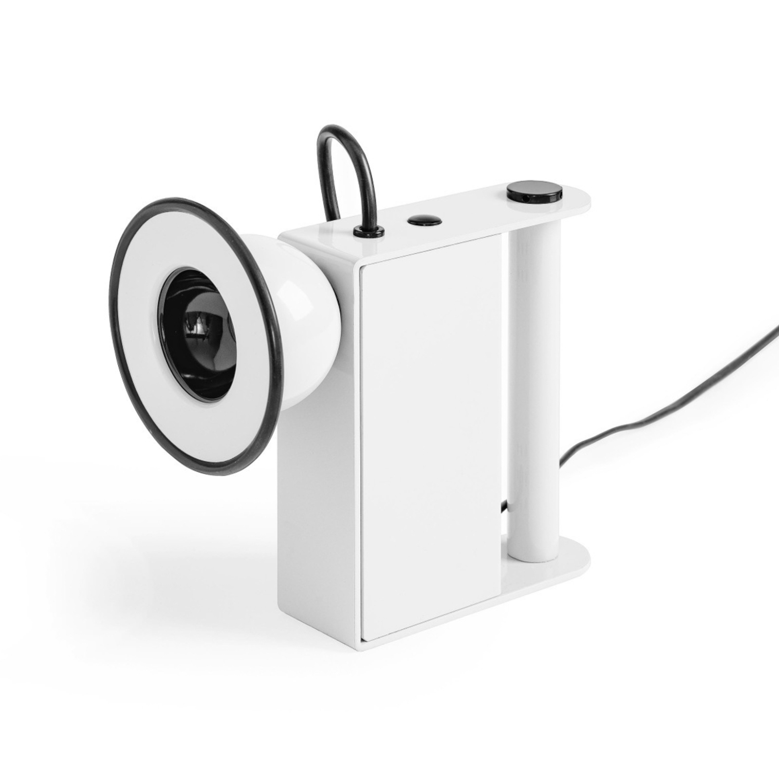 Stilnovo Minibox LED-Tischleuchte, Kopf beweglich