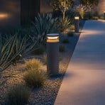 Ideal Lux lampioncino LED Boeing, antracite, altezza 40 cm