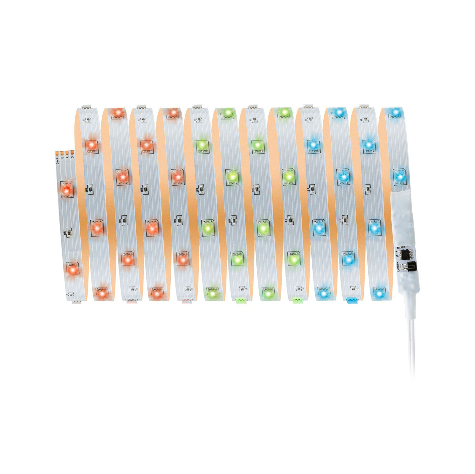 Conjunto de fitas LED Paulmann TIP, 5 m, branco, plástico, RGB