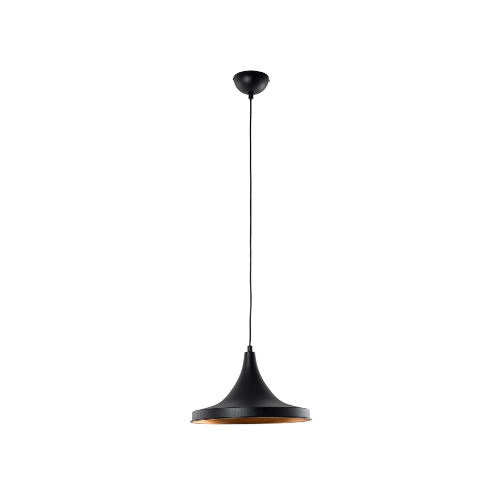 Hängeleuchte Berceste 193-S Ø30cm schwarz/gold