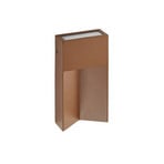 Kaholo vanjska zidna LED svjetiljka, CCT, aluminij, IP44, smeđa, četvrtasta -