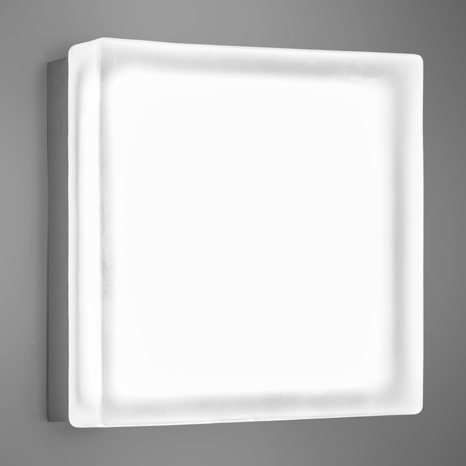 Vierkante led wandlamp Briq 02 universeel wit