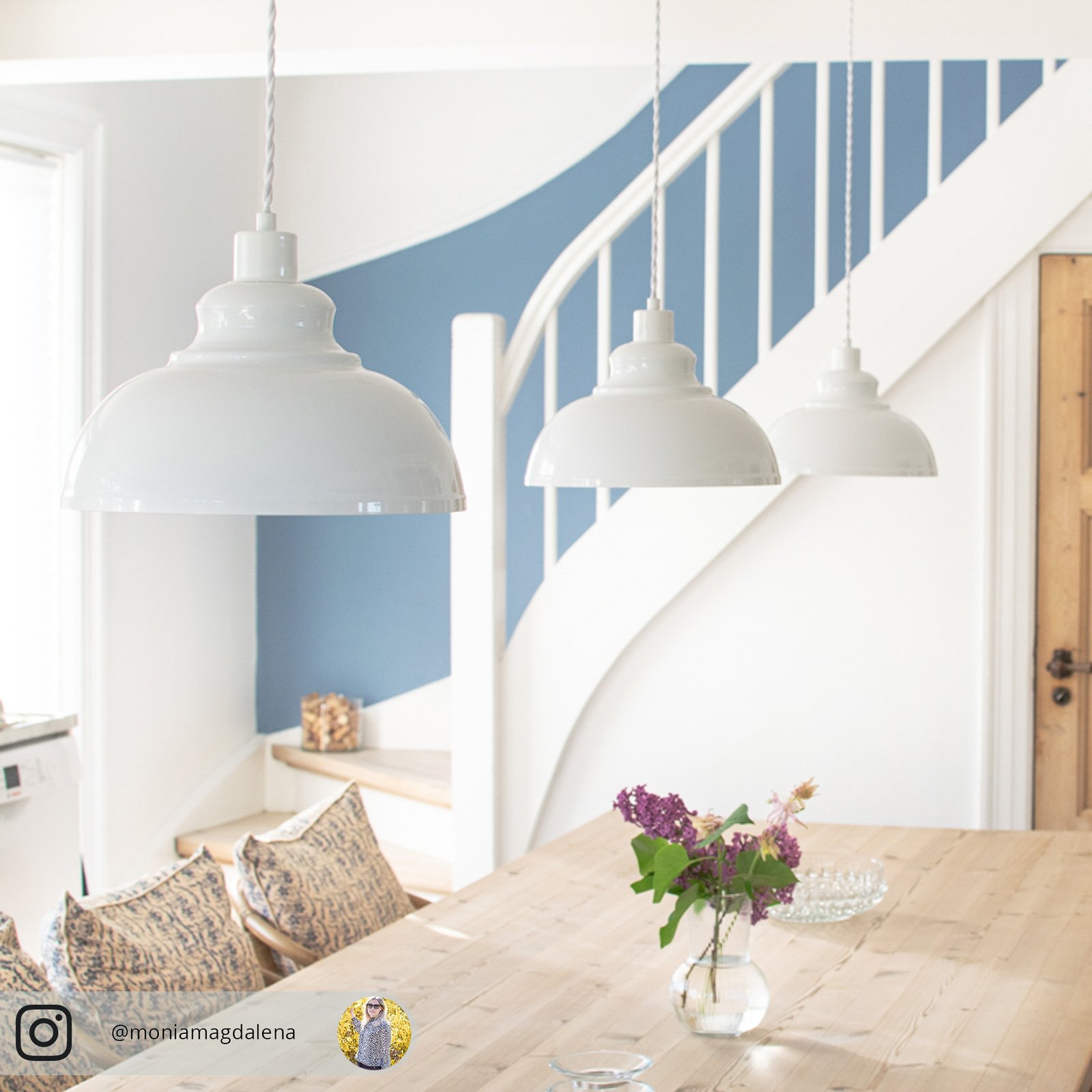 Albertine Hanglamp White - Lindby
